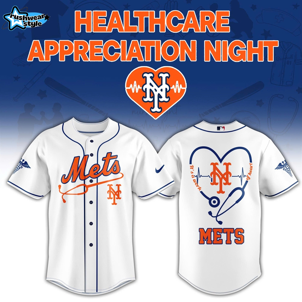 New York Mets Healthcare Appreciation Night 2026 Limited Jersey | Jogger | Cap V2 New York Mets Healthcare Appreciation Night 2026 Limited Jersey | Jogger | Cap V2