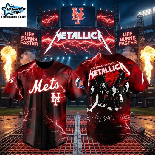 New York Mets Metallica Special Edition Jersey