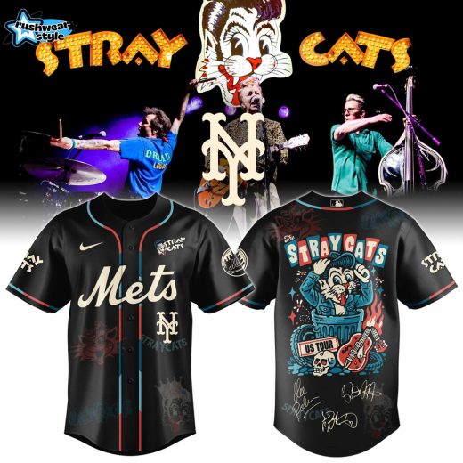 New York Mets Special Stray Cats US Tour 2026 Limited Edition Jersey
