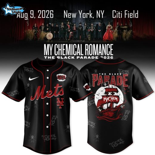 New York Mets x My Chemical Romance Black Parade 2026 Exclusive Jersey