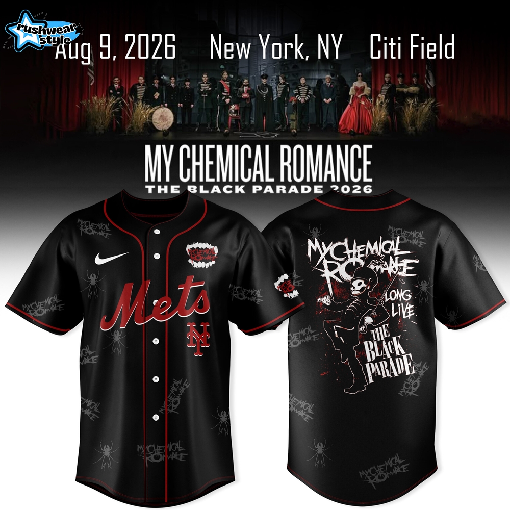 New York Mets x My Chemical Romance The Black Parade 2026 Premium Jersey New York Mets x My Chemical Romance The Black Parade 2026 Premium Jersey