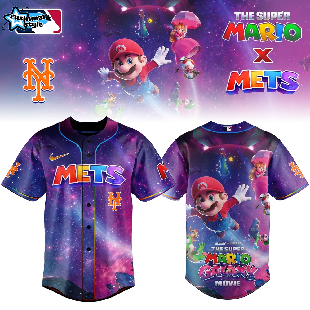 New York Mets x “SUPER MARIO GALAXY” Limited Edition – Jersey 1 New York Mets x “SUPER MARIO GALAXY” Limited Edition – Jersey 1