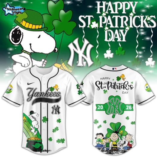 New York Yankees Happy St. Patrick’s Day Limited Baseball Jersey