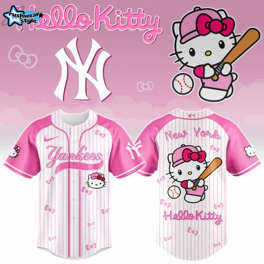 New York Yankees Hello Kitty 2026 Limited Edition MLB Jersey Ver 2
