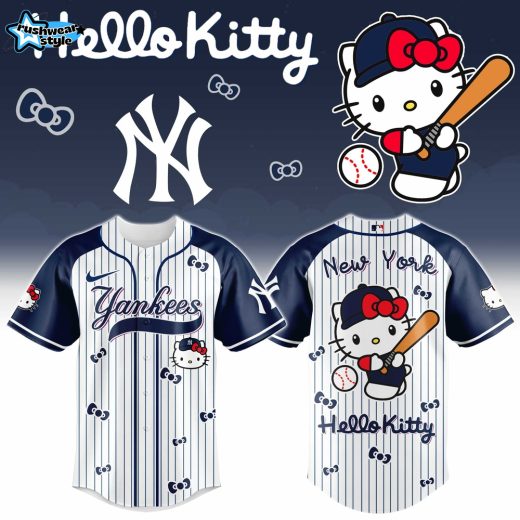 New York Yankees Hello Kitty 2026 Special Edition Baseball Jersey