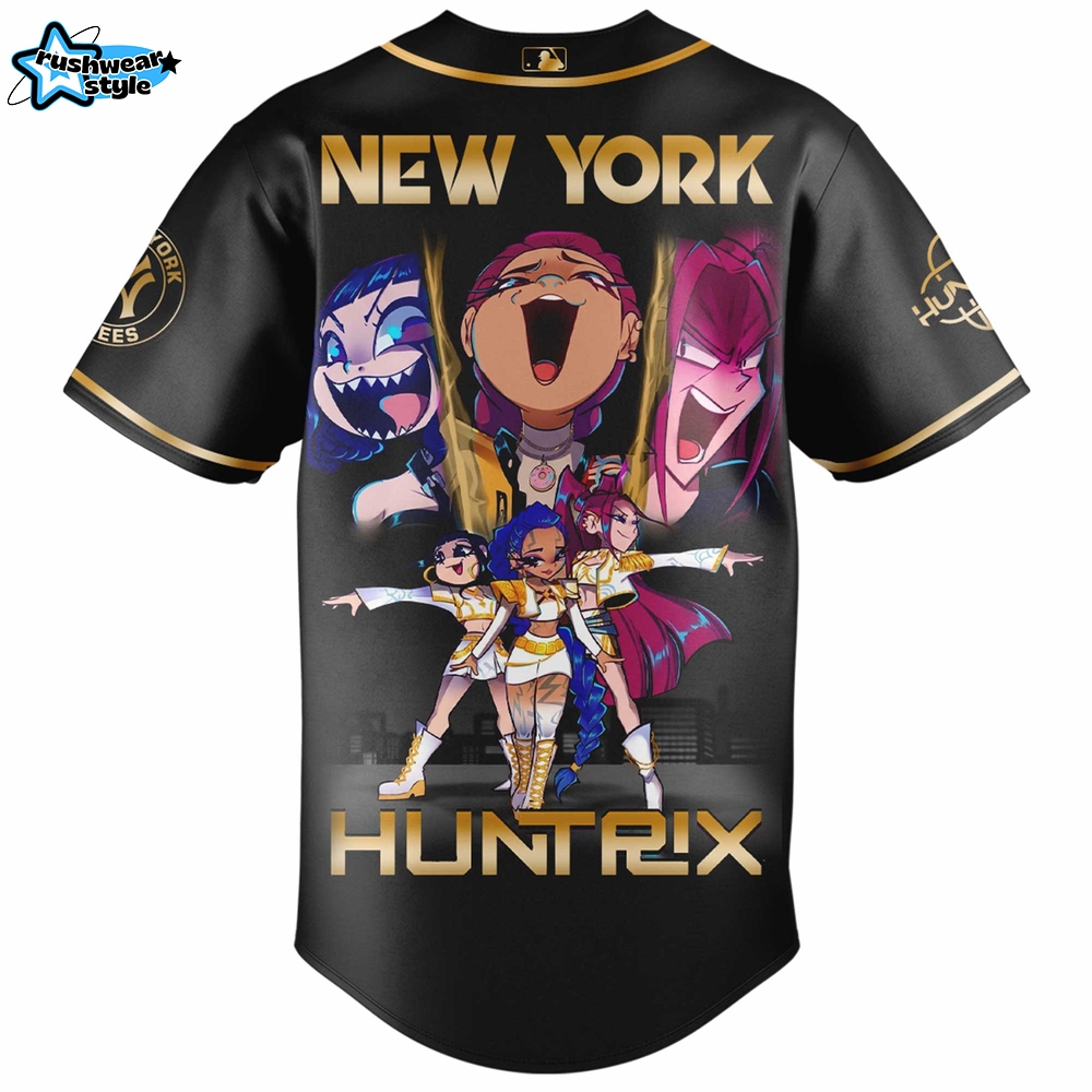 New York Yankees x “Golden” Kpop Hunter Demon Jersey Limited Edition + Selling Out Fast New York Yankees x “Golden” Kpop Hunter Demon Jersey Limited Edition + Selling Out Fast