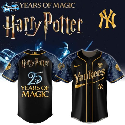 New York Yankees x Harry Potter 25 Years of Magic Game Night 2026 Jersey Limited Edition Selling Out Fast Ver2