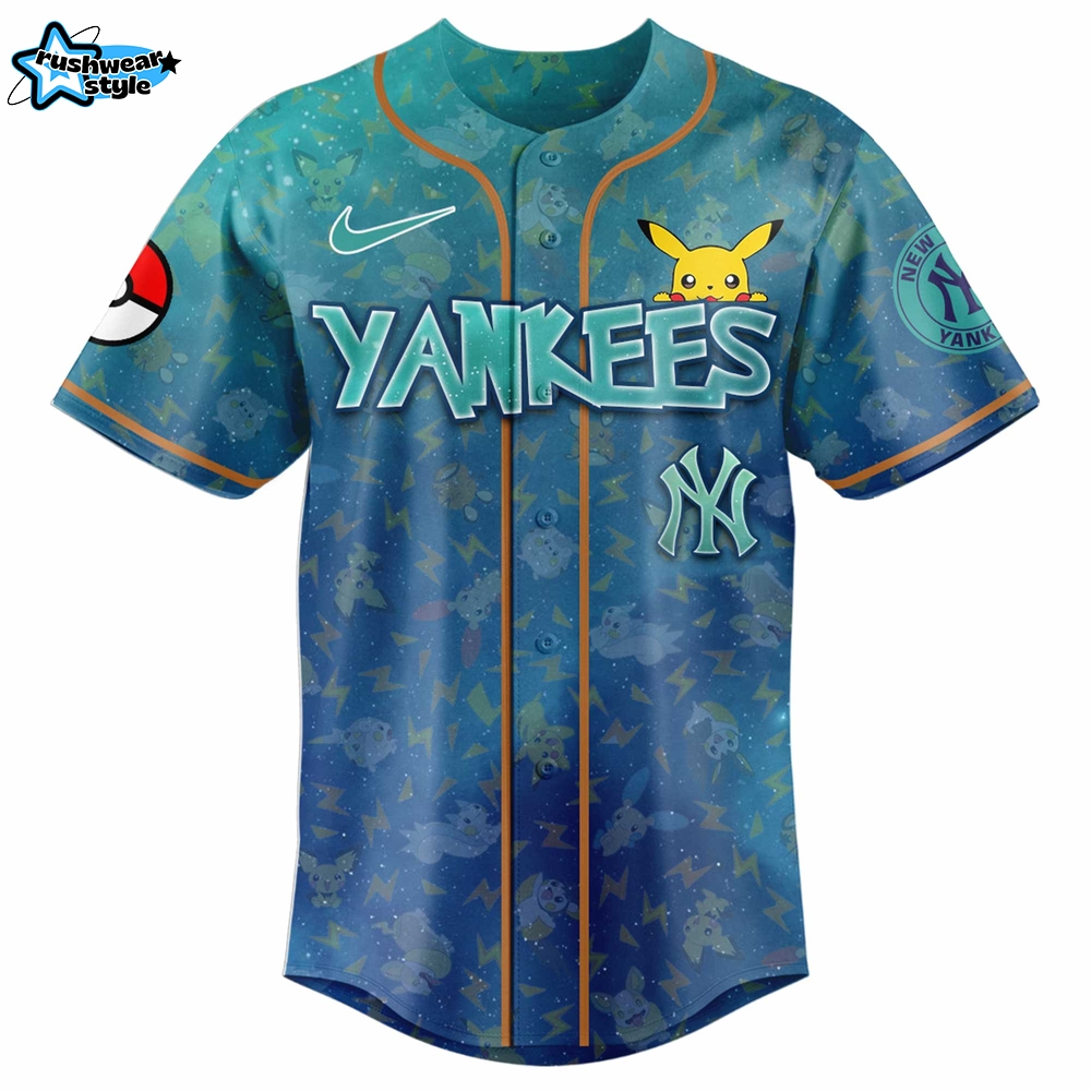 New York Yankees x Pokémon 2026 Special Edition Baseball Jersey New York Yankees x Pokémon 2026 Special Edition Baseball Jersey