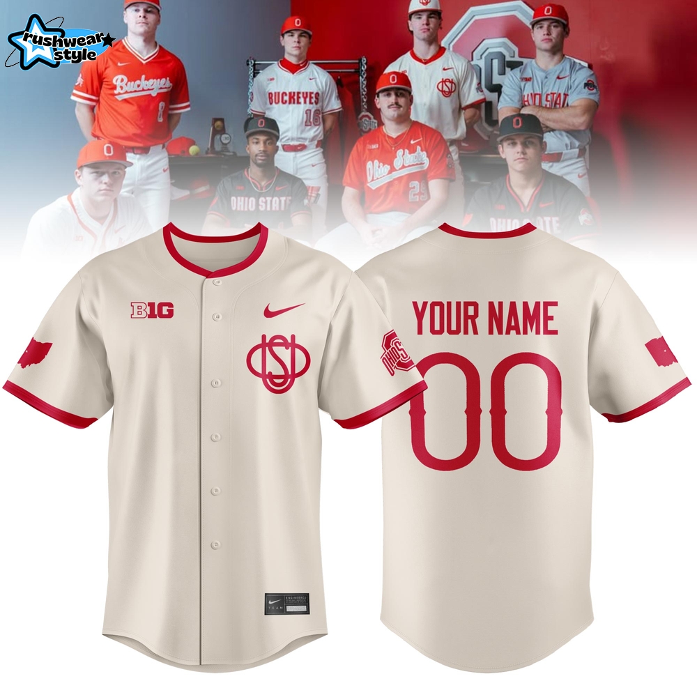 OSU Baseball 2026 Limited Custom Jersey – Cream OSU Baseball 2026 Limited Custom Jersey – Cream
