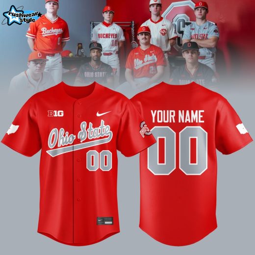 OSU Baseball 2026 Limited Custom Jersey – Red