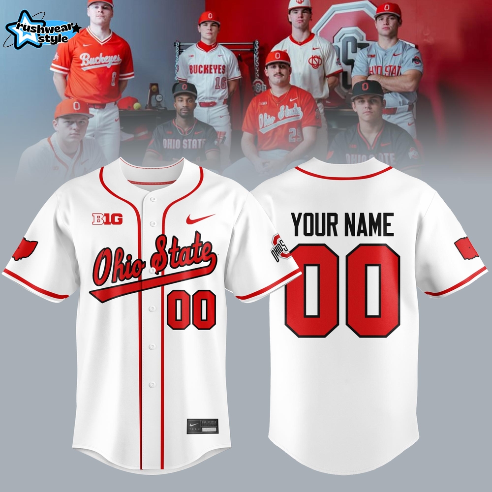 OSU Baseball 2026 Limited Custom Jersey – White OSU Baseball 2026 Limited Custom Jersey – White