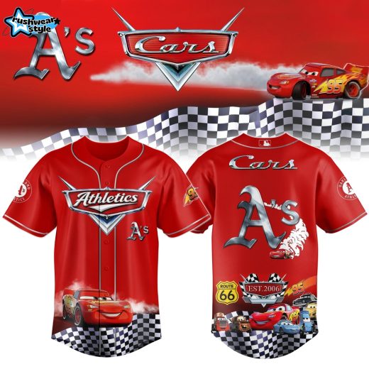 Oakland Athletics Special Cars 20th Anniversary Limited Edition Jersey