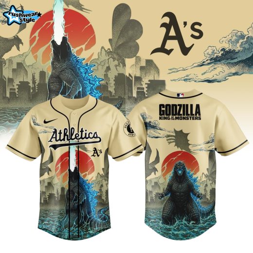 Oakland Athletics Special Godzilla The King of Monsters Limited Edition Jersey