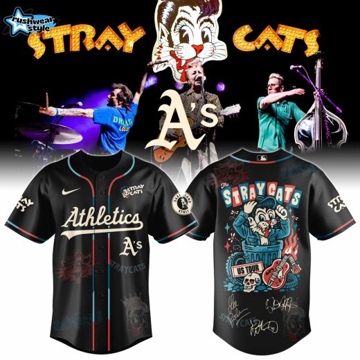 Oakland Athletics Special Stray Cats US Tour 2026 Limited Edition Jersey