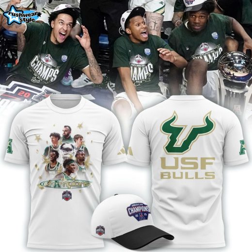 Official South Florida Bulls 2026 American Conference Men’s Basketball Tournament Champions T-Shirt V1