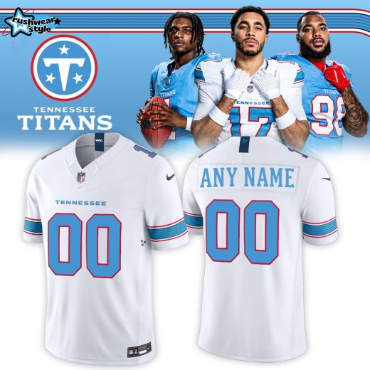 Official Tennessee Titans Jeffery Simmons Nike White Vapor F.U.S.E. Sewn Down Limited Custom Jersey - White