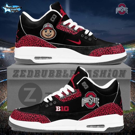 Ohio State Buckeyes Custom AJ3 Sneakers 2026