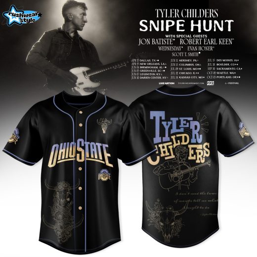 Ohio State Buckeyes x Tyler Childers – Snipe Hunt 2026 Limited Baseball Jersey