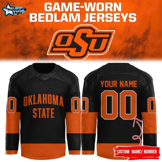 Oklahoma State Cowboys Bedlam Hockey Limited Edition Cowboy Jersey
