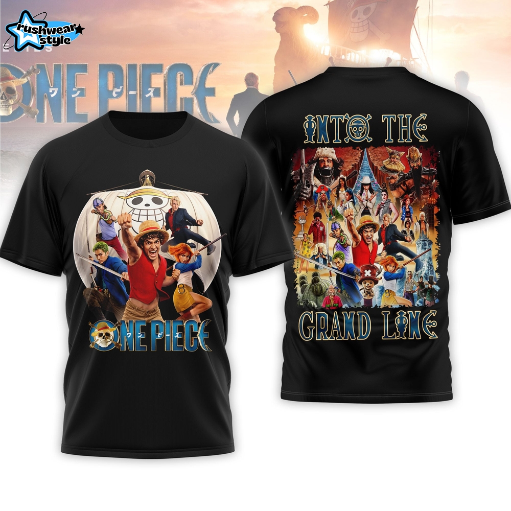 One Piece Live Action Into The Grand Line Graphic Shirt One Piece Live Action Into The Grand Line Graphic Shirt