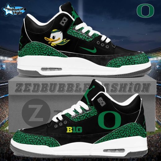 Oregon Ducks Custom AJ3 Sneakers 2026