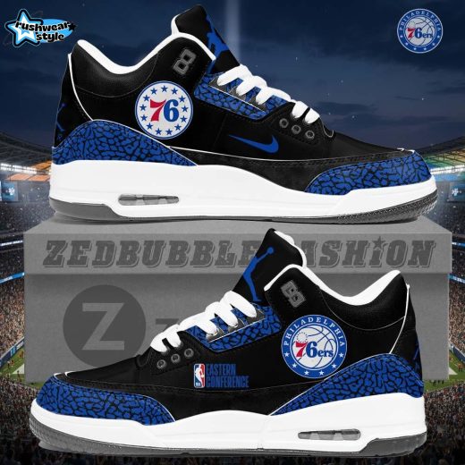 Philadelphia 76ers Custom AJ3 Sneakers 2026
