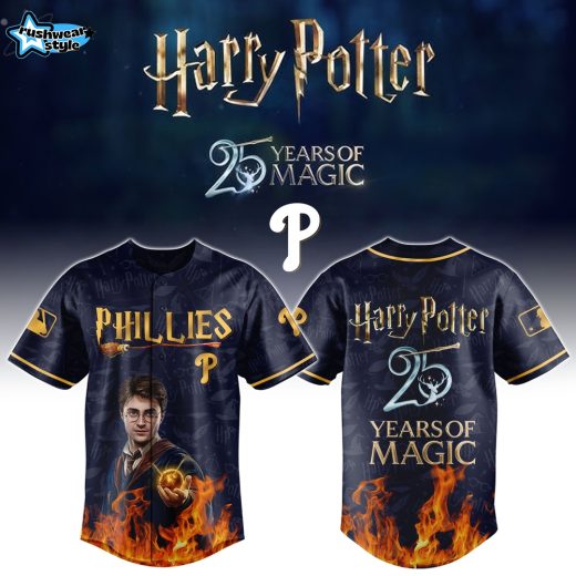 Philadelphia Phillies Harry Potter 25th Anniversary Magic Baseball Jersey – New Release