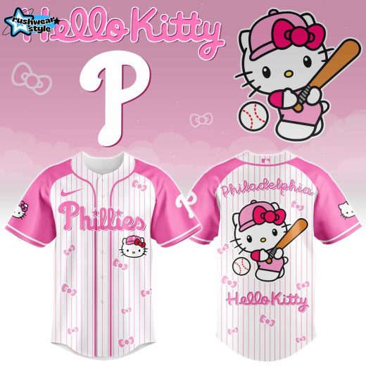 Philadelphia Phillies Hello Kitty 2026 Limited Edition MLB Jersey Ver 2