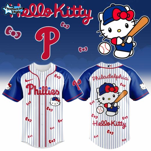 Philadelphia Phillies Hello Kitty 2026 Special Edition Baseball Jersey