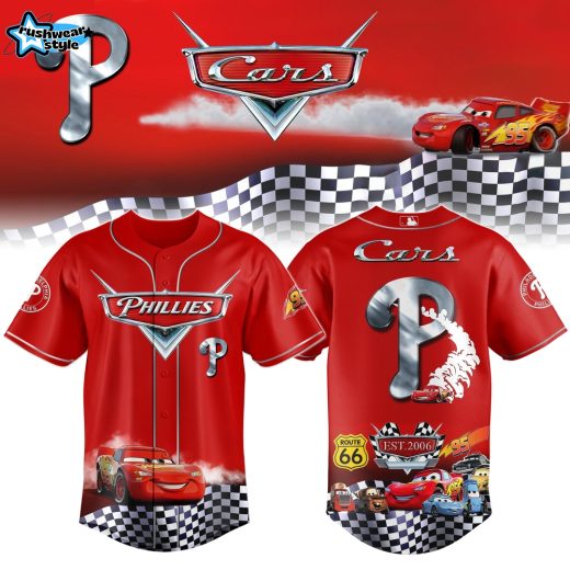 Philadelphia Phillies Special Cars 20th Anniversary Limited Edition Jersey