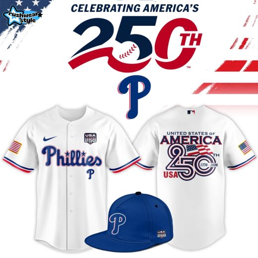Philadelphia Phillies USA 250th Anniversary Limited Baseball Jersey