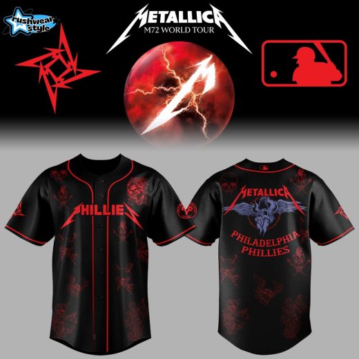 Philadelphia Phillies x Metallica M72 World Tour Jersey