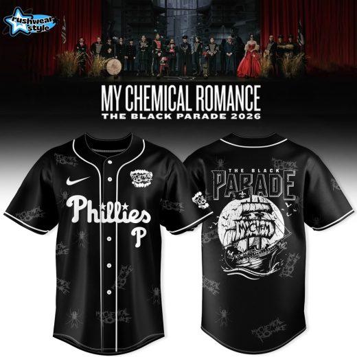 Philadelphia Phillies x My Chemical Romance Black Parade 2026 Premium Jersey Collection