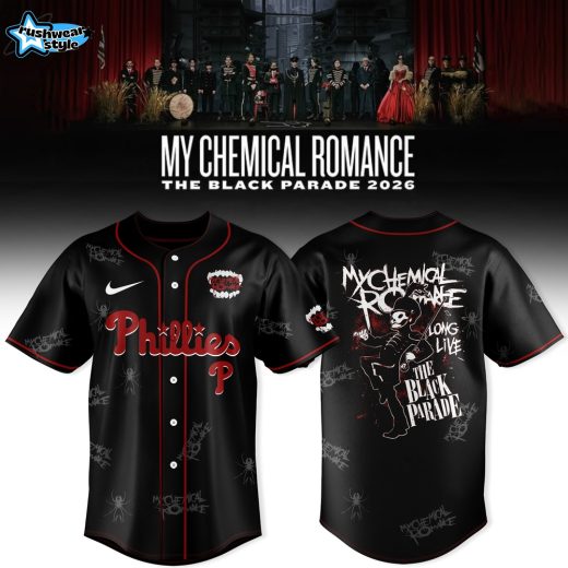 Philadelphia Phillies x My Chemical Romance The Black Parade 2026 Limited Jersey