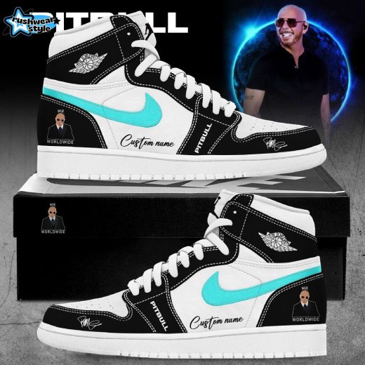 Pitbull “I’m Back Tour 2026” Version 2 Custom Name Air Jordan 1 Shoes