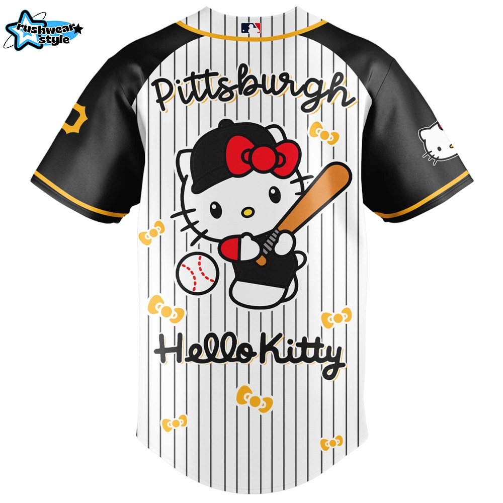 Pittsburgh Pirates Hello Kitty 2026 Special Edition Baseball Jersey Pittsburgh Pirates Hello Kitty 2026 Special Edition Baseball Jersey