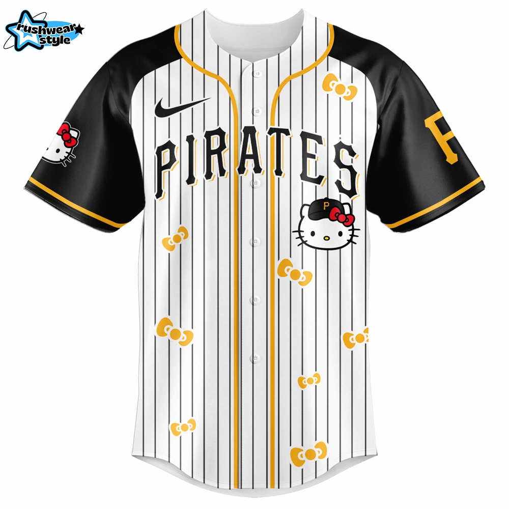 Pittsburgh Pirates Hello Kitty 2026 Special Edition Baseball Jersey Pittsburgh Pirates Hello Kitty 2026 Special Edition Baseball Jersey