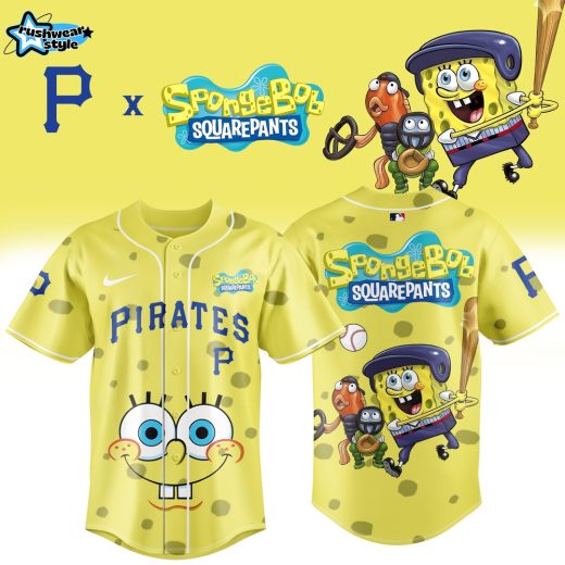 Pittsburgh Pirates MLB x SpongeBob SquarePants 2026 Edition Jersey