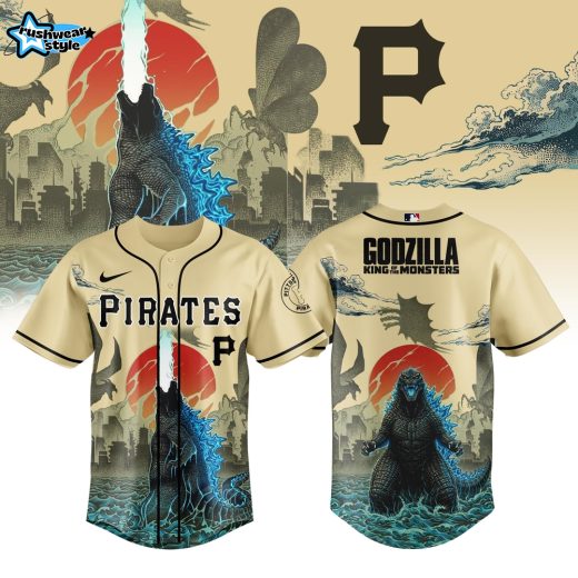 Pittsburgh Pirates Special Godzilla The King of Monsters Limited Edition Jersey