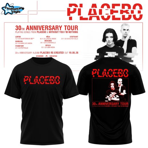 Placebo 30th Anniversary Tour Black T-Shirt