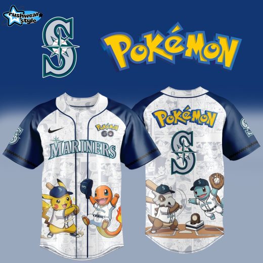 Pokémon x Seattle Mariners MLB 2026 Edition Jersey