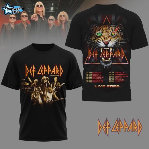 Premium Def Leppard Heavy Metal Music Fit 3D Shirt