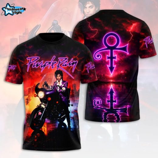 Prince "Purple Rain" 3D Tshirt Limited Edition