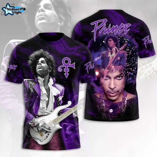 Prince Reign of Ages April 21, 2016 Commemorative Graphic Shirt