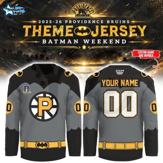 Providence Bruins Batman Night Limited Edition Hockey Jersey