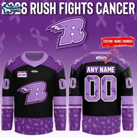 Rapid City Rush 2026 Fights Cancer Jersey
