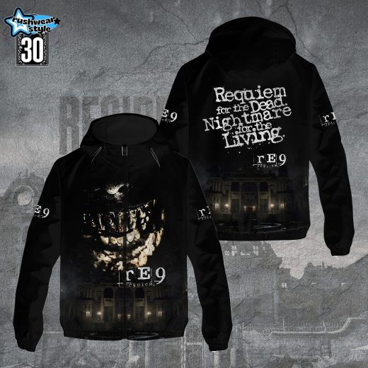 Resident Evil Requiem 3D Windbreaker Jacket