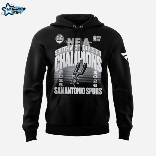 San Antonio Spurs 2026 Southwest Division Champions Hoodie