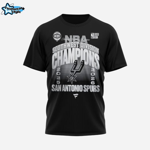 San Antonio Spurs 2026 Southwest Division Champions T-shirt