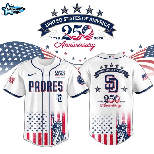 San Diego Padres 250th USA Anniversary Special Jersey